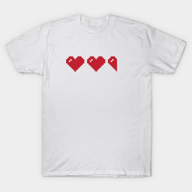 Two and a Half Hearts T-Shirt by randamuART